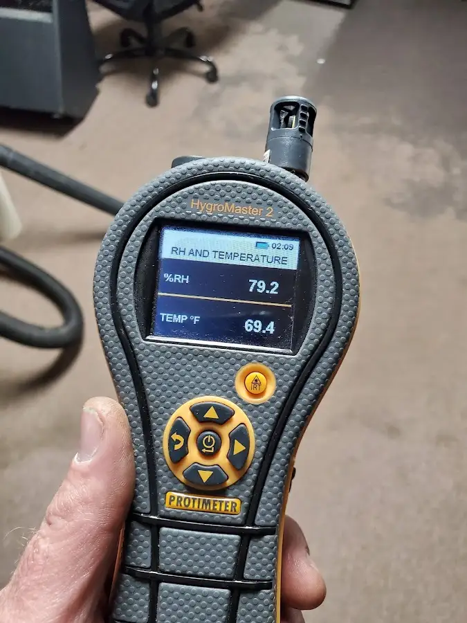 Moisture meter humidity assessment for Mold Remediation & Removal in Clarinda